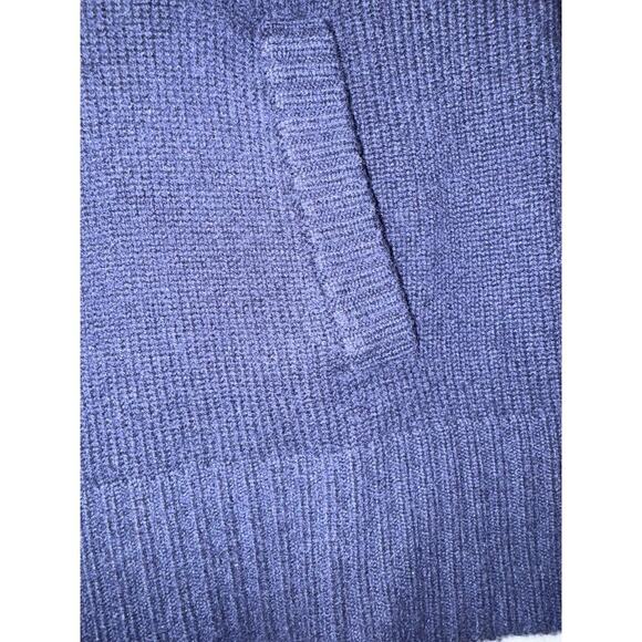 JCREW Women's 100% Cashmere Navy 3/4 Sleeve Sweater - Medium - Picture 4 of 9